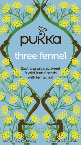 Pukka Three fennel bio 20 sachets